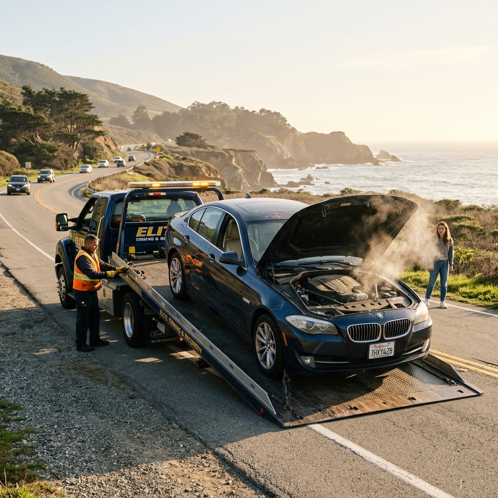 Auto mit Motorschaden